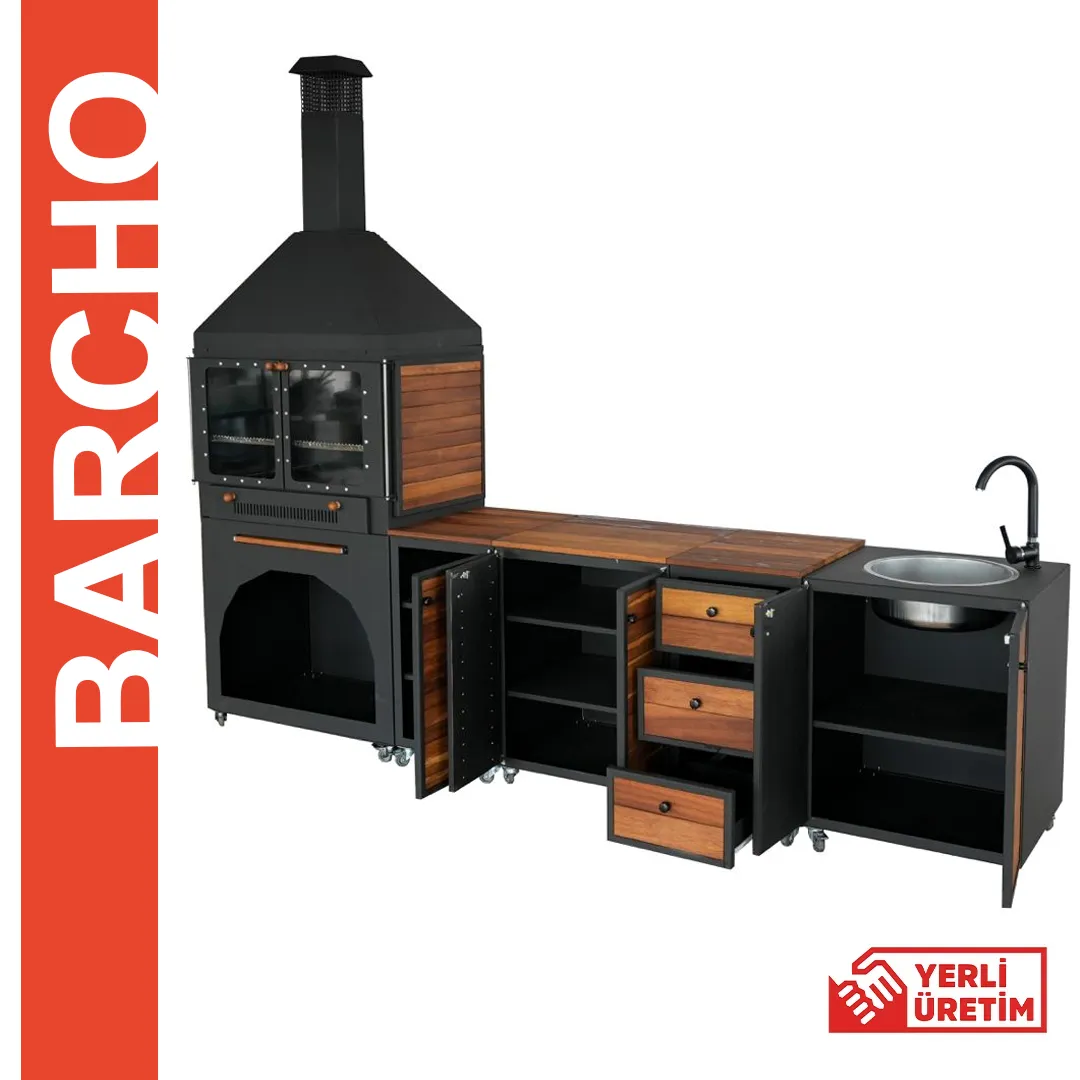 Barcho L Tipi Tezgahlı Pro Mangal Barbekü