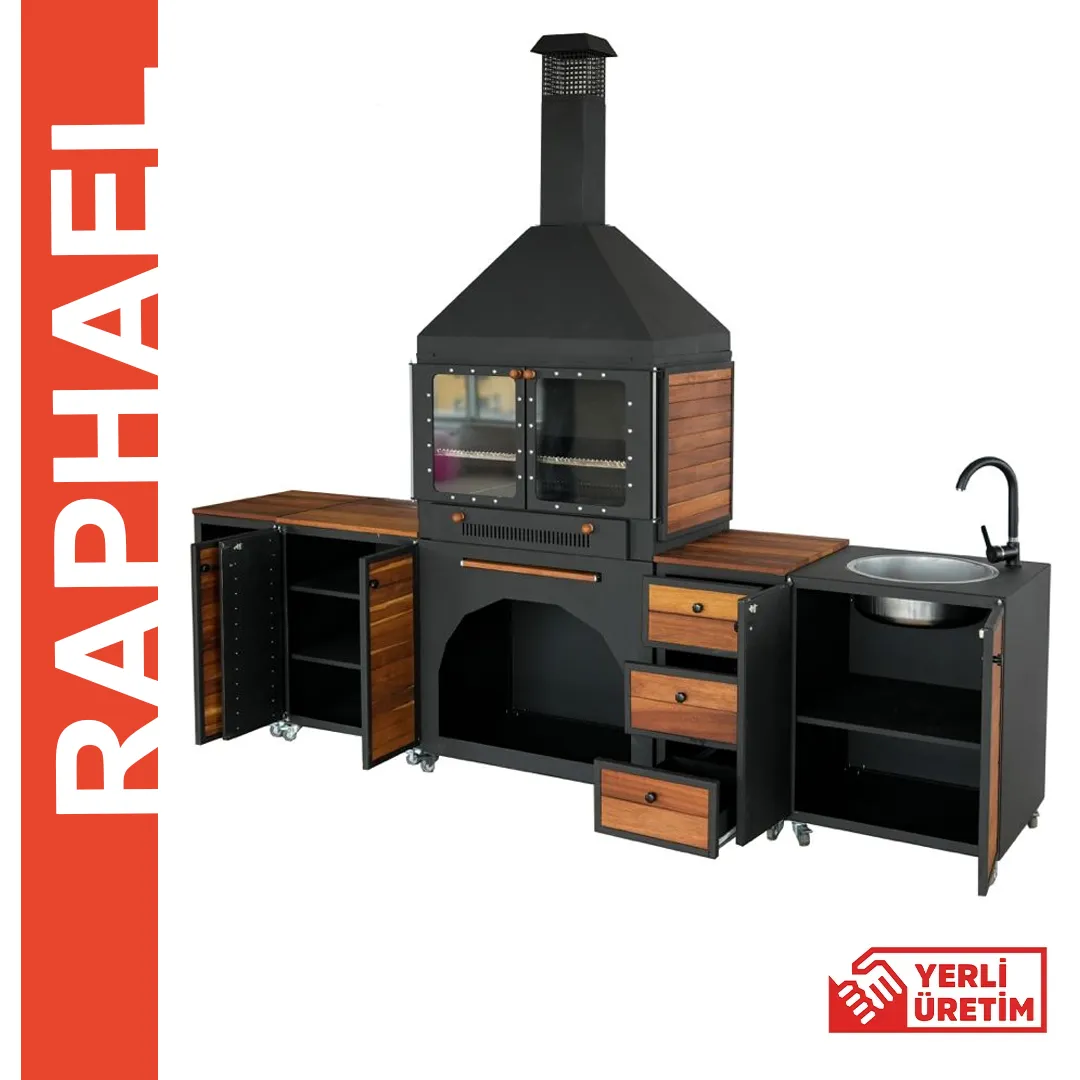 Raphael T Tipi Tezgahlı Pro Mangal Barbekü