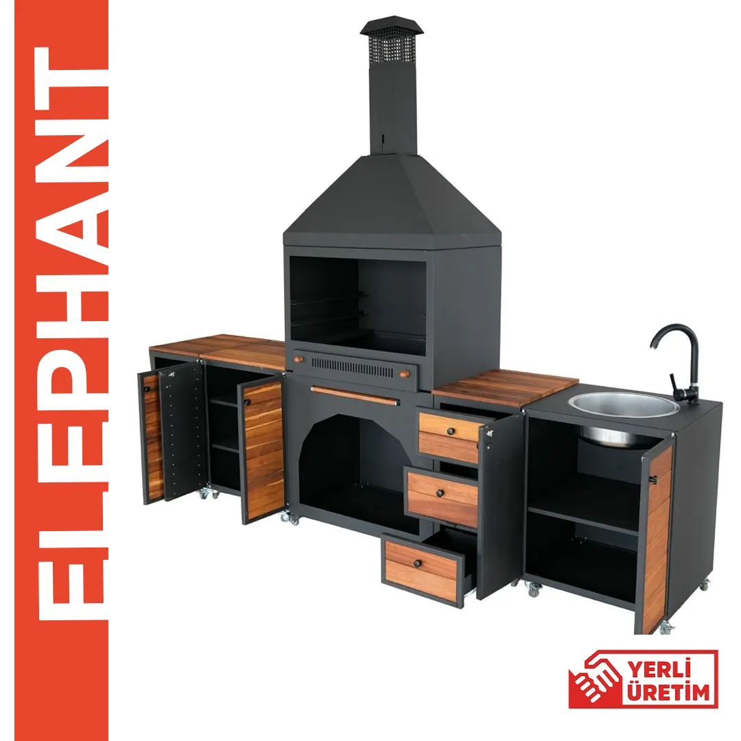 Elephant T Tipi Tezgahlı Eco Mangal Barbekü